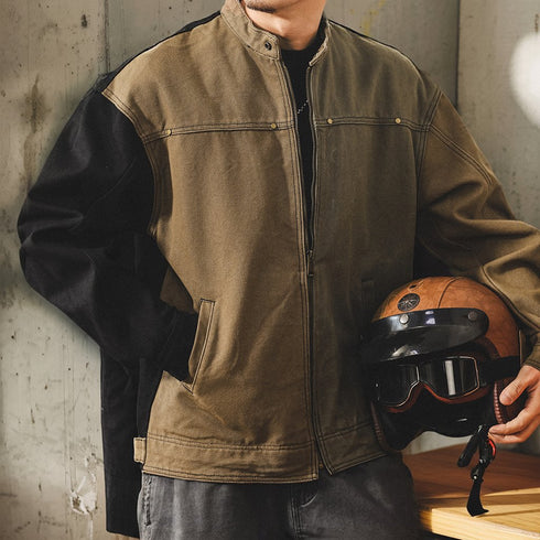 Color Block Work Jacket P1830